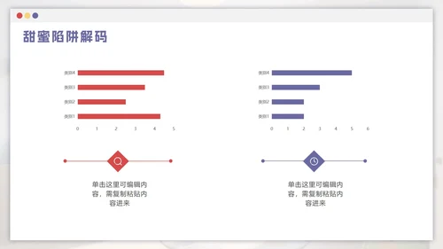 红紫色卡通远离网瘾主题班会PPT模板