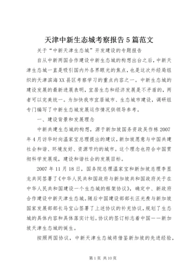 天津中新生态城考察报告5篇范文 (4).docx