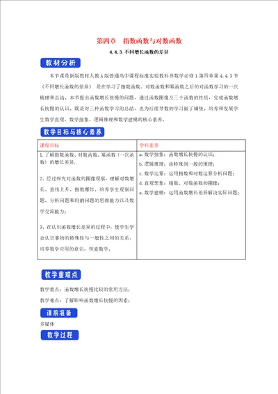 2020 2021学年新教材高中数学第四章指数函数与对数函数4.4对数函数2教案新人教A版必修第一册