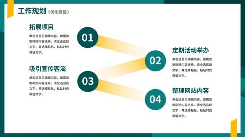 绿色简约实景几何切割部门工作汇报PPT模板