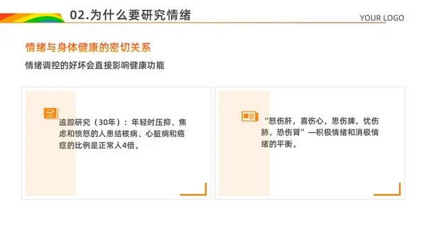 红色白色简约风情绪心理学与情绪管理主题班会PPT模板