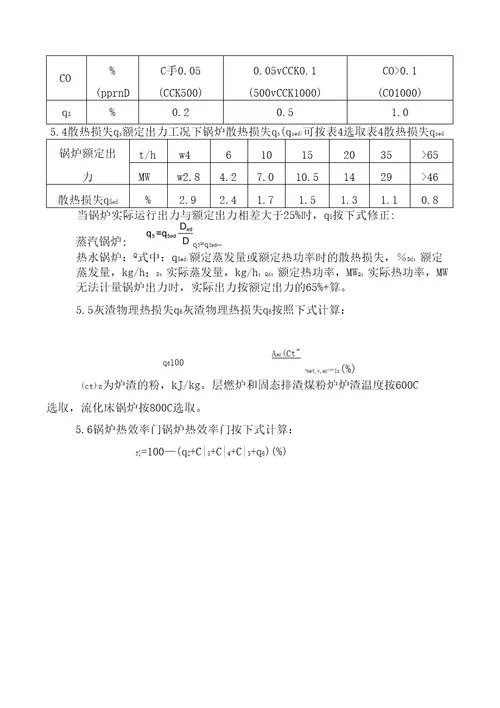 燃煤工业锅炉运行能效快速测试方法