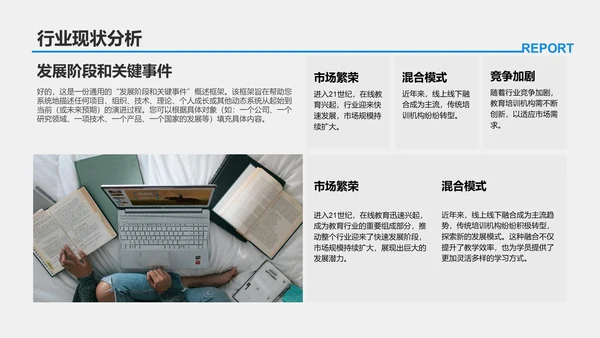 蓝色商务风学术项目阶段性汇报PPT模板