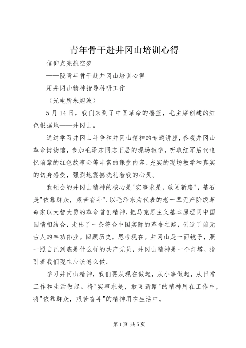 青年骨干赴井冈山培训心得.docx