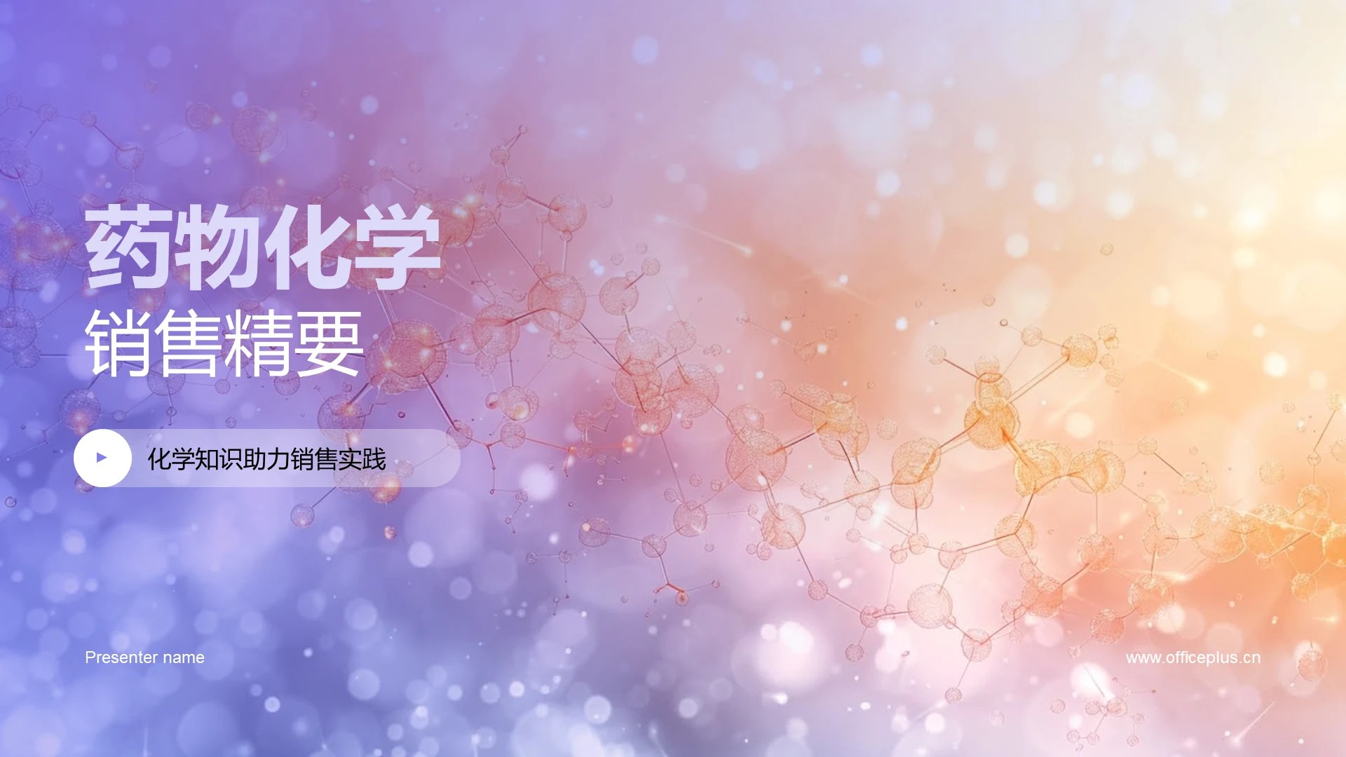 药物化学销售精要PPT模板