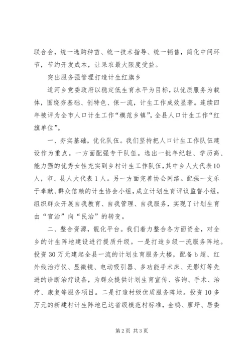 人口计生工作典型材料.docx