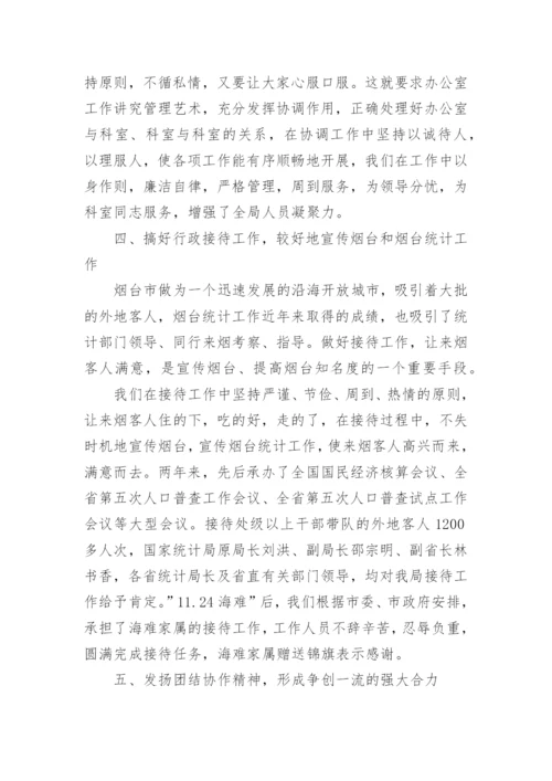 统计局办公室个人工作总结范文.docx