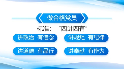 党建党支部年终工作总结汇报PPT党课