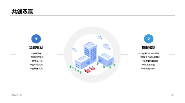 蓝色插画公司销售经理岗位竞聘述职PPT素材