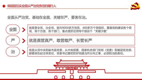党委党组落实全面从严治党主体责任规定专题党课PPT