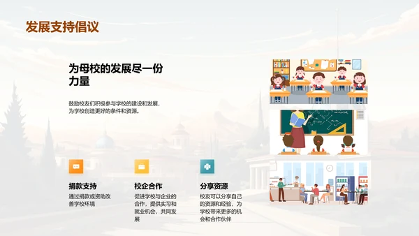 母校昨今共创未来