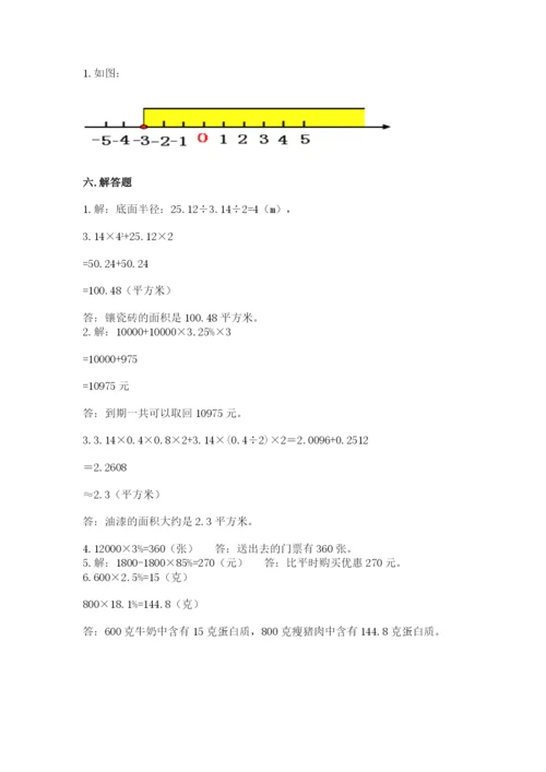 沪教版数学六年级下册期末检测试题附答案（研优卷）.docx