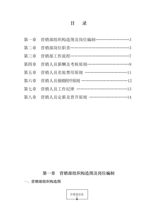 营销部管理制度实用版.docx