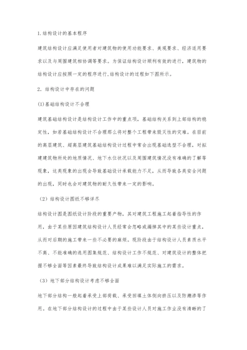 简析建筑结构设计中存在的问题与控制措施.docx