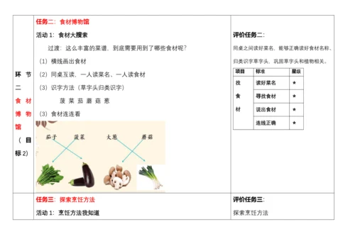 【大单元】5.精读引领课：《中国美食》   教学设计