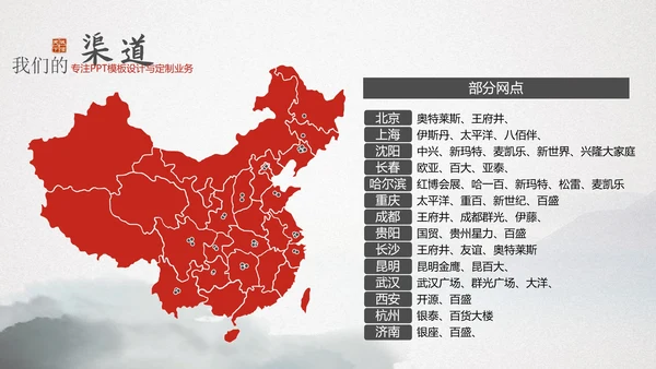 中国风企业文化宣传通用PPT模板