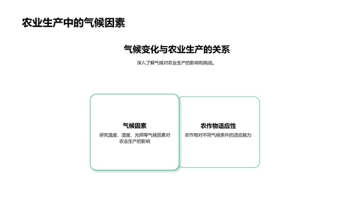 农业气候学教学PPT模板