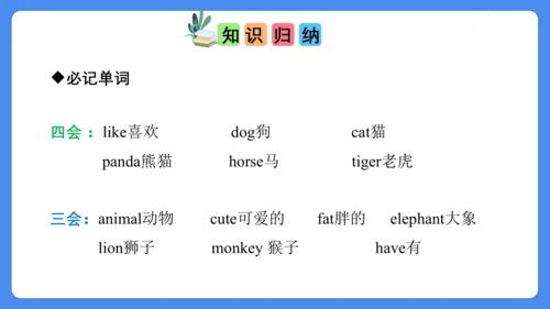 Unit 1 I like dogs  复习课件(共28张PPT)