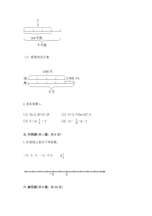 北师大版六年级下册数学期末测试卷附参考答案（考试直接用）.docx