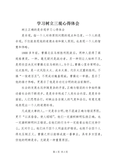 学习树立三观心得体会 (5).docx