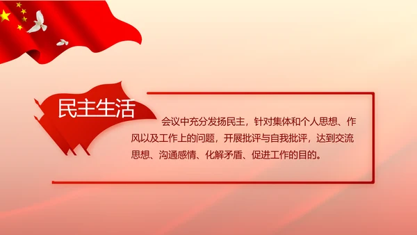 红色党建党支部基层干部述职报告PPT
