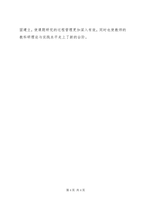 小学教育科研课题检查报告小结.docx