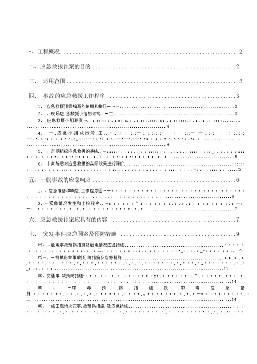 施工应急预案专项施工方案9