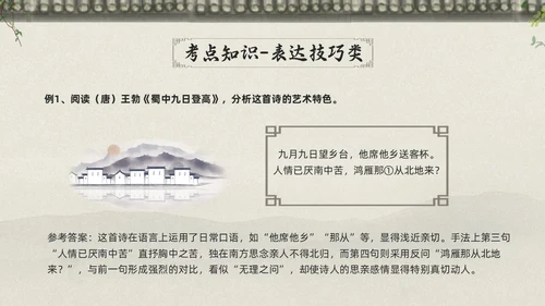 浅色古风高考诗歌鉴赏PPT模板宣传PPT动态PPT