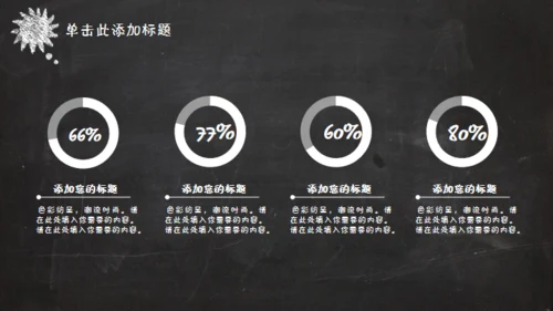 黑板风格创意教学课件通用PPT模板