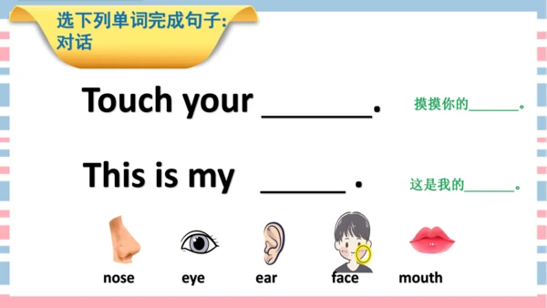 Unit 2 Face Lesson 3 课件共32张PPT)