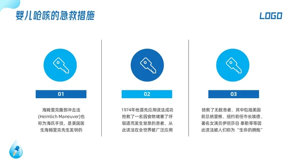 蓝色简约儿科支气管肺炎护理查房PPT模板宣传PPT动态PPT儿科护理