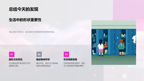 认识形状游戏课PPT模板