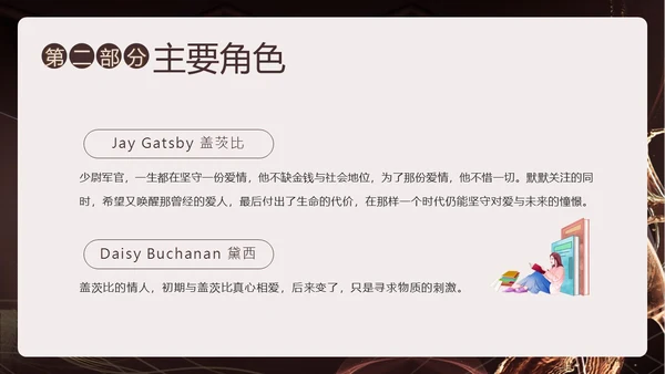 小说了不起的盖茨比阅读赏析PPT课件读书分享