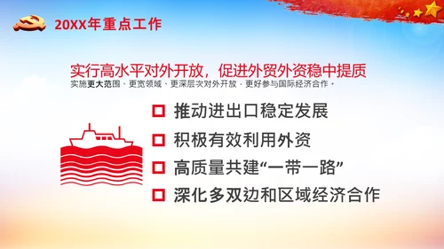 全国两会政府工作报告要点解读PPT