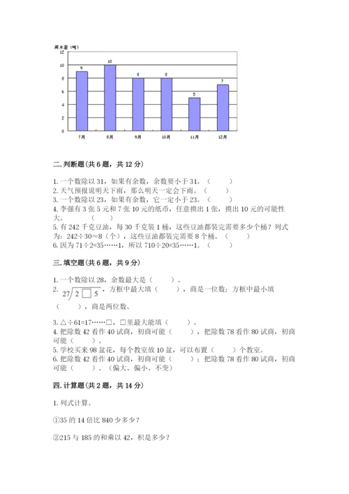 苏教版数学四年级上册期末卷附参考答案（b卷）.docx