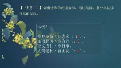 九下第一单元整合主题课——集星辉斑斓，品诗歌之美 课件（共48张PPT）