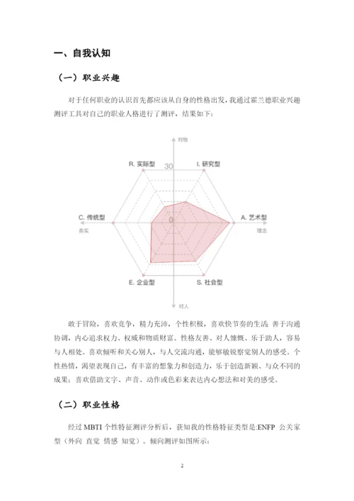 12页5100字康复治疗技术专业职业生涯规划.docx