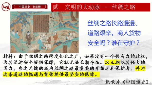 第14课 丝绸之路的开通与西域经营 课件-统编版（2024）七年级历史上册