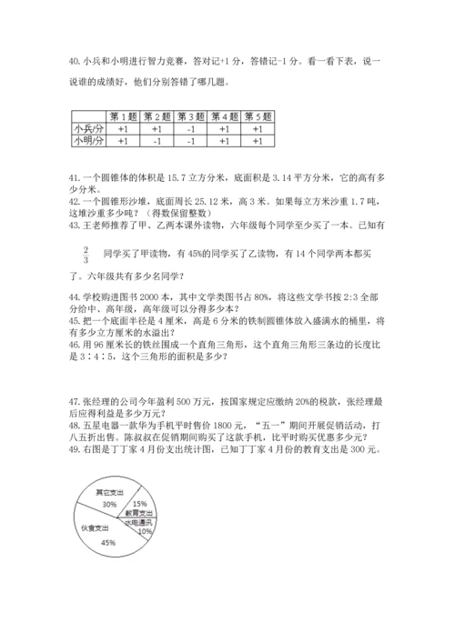 小升初数学应用题50道a4版.docx