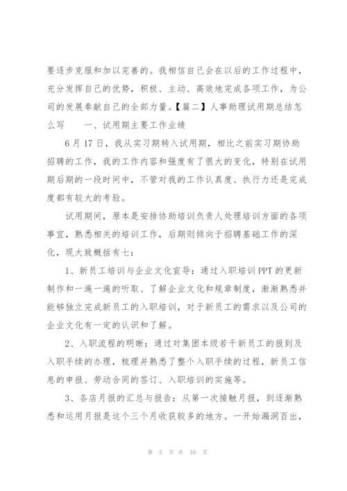 人事助理试用期总结怎么写.docx