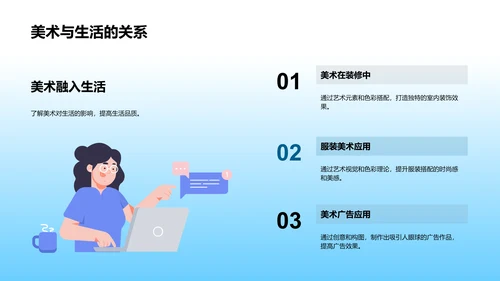 初中美术教学PPT模板