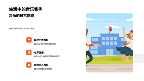 小学音乐教学PPT模板