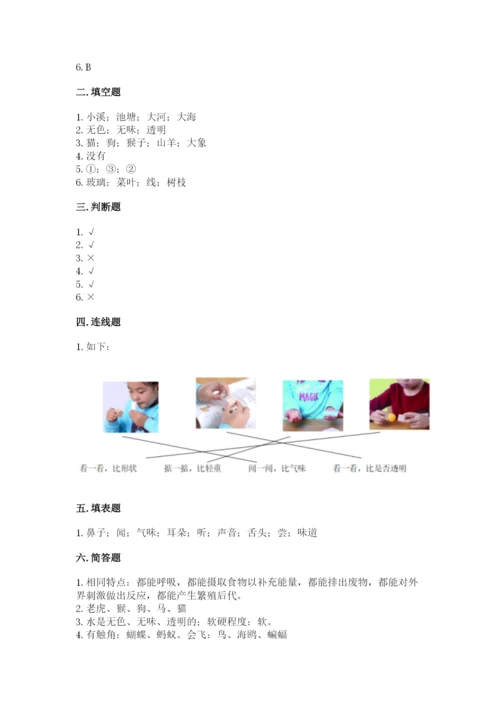 教科版一年级下册科学期末测试卷附完整答案【全优】.docx