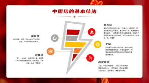 非遗文化红色中国结通用PPT模板