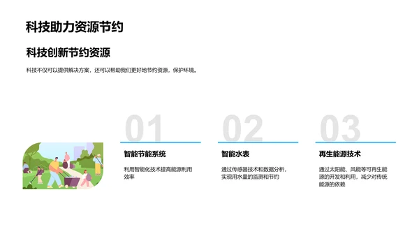 校园环保科技讲座PPT模板