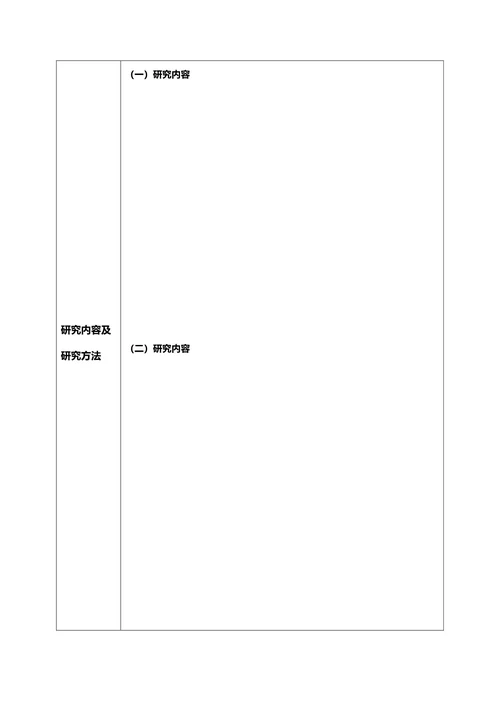 大学本科毕业论文开题报告
