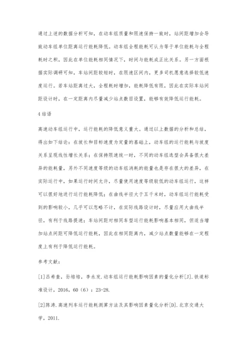 动车组运行能耗影响因素的量化分析.docx