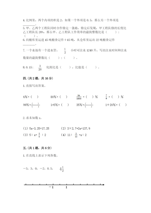 小学毕业班数学检测题精品（突破训练）.docx