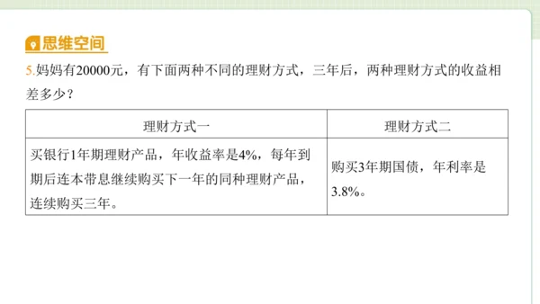 2024（大单元教学）人教版数学六年级下册2.4  利率课件（22张PPT)