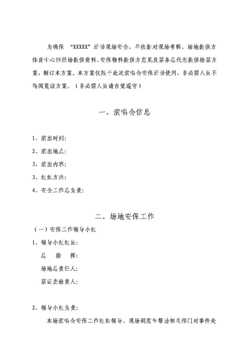 大型活动安保专项方案模板.docx